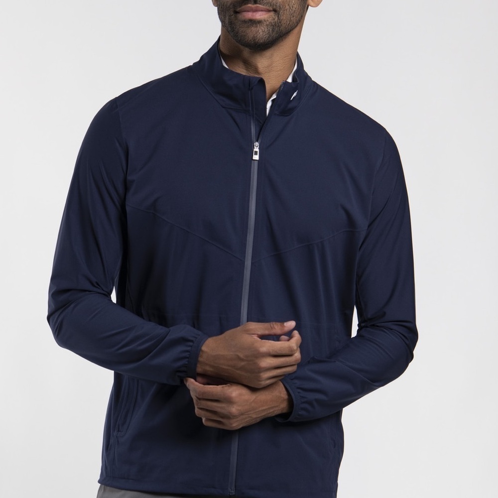 KJUS Men's Navy Windbreaker Jacket